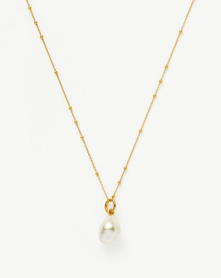 Baroque Pearl Chain Necklace