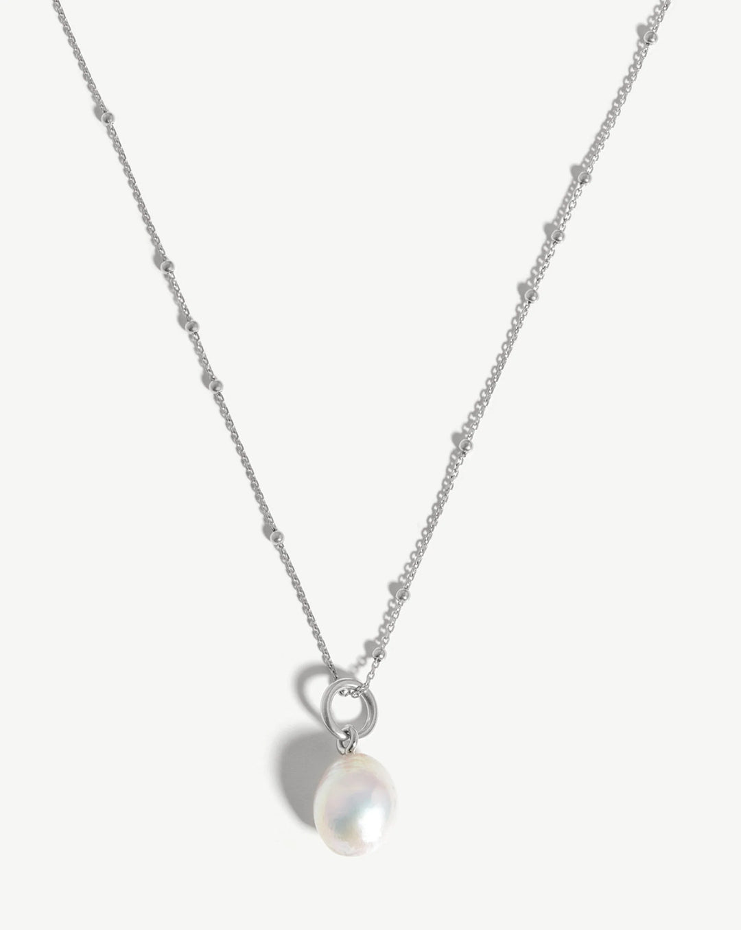 Baroque Pearl Chain Necklace