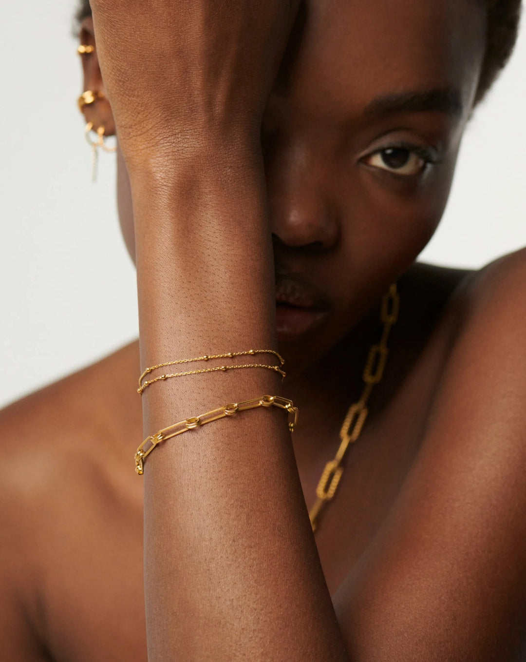 Aegis Double Chain Bracelet Set