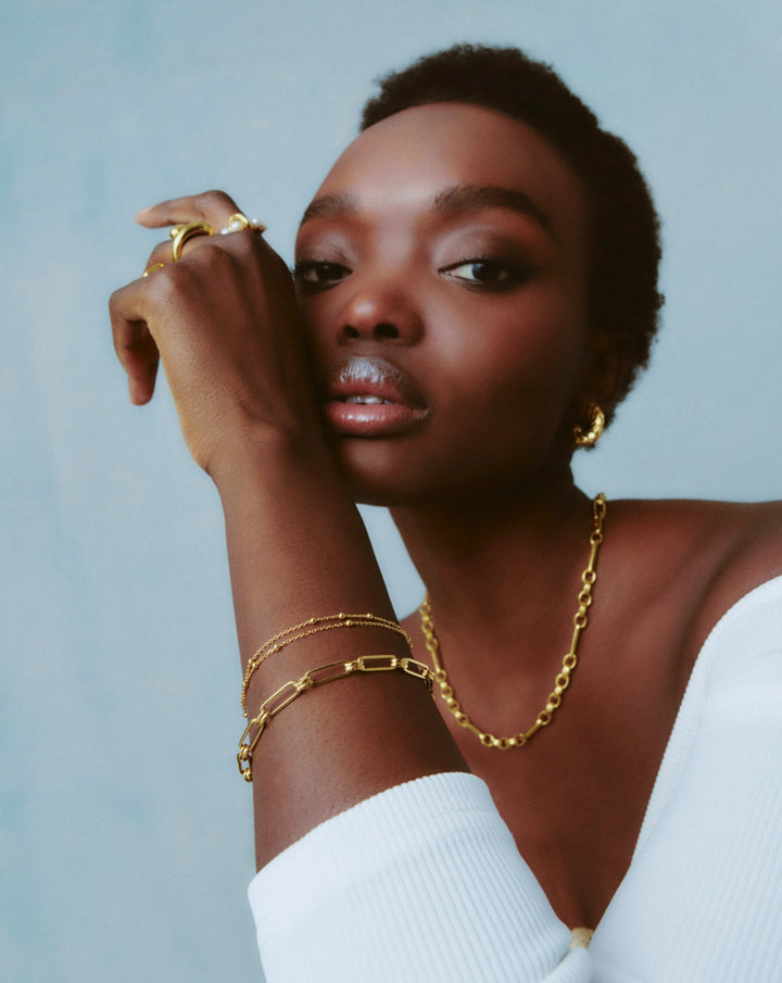 Aegis Double Chain Bracelet Set