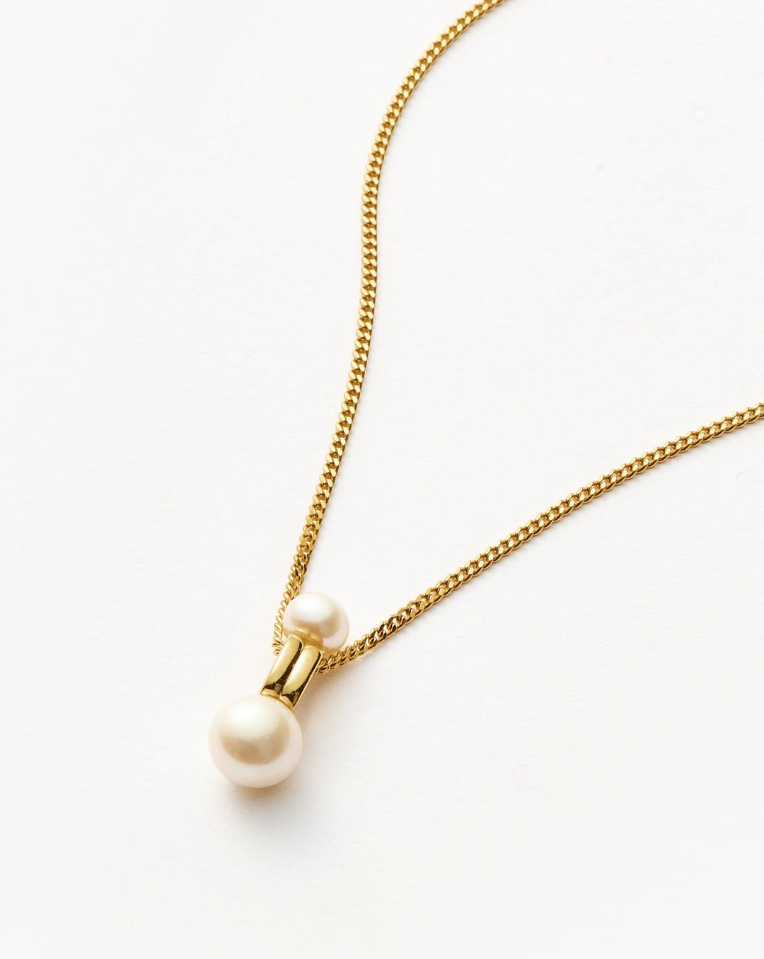 Pearl Ridge Pendant Chain Necklace